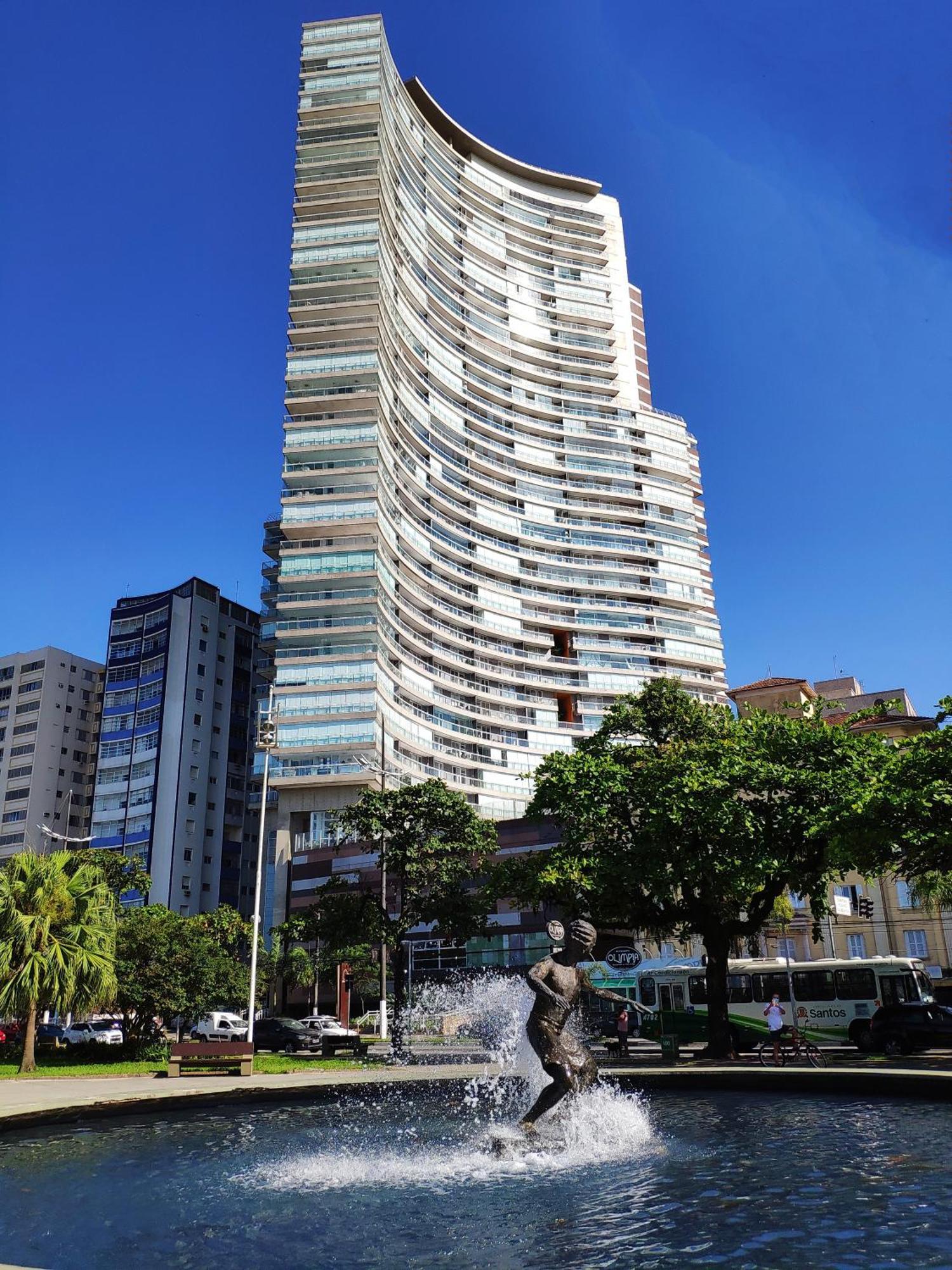 Book Santos - Unlimited 1112 - Um Pe Na Areia Apartment ภายนอก รูปภาพ